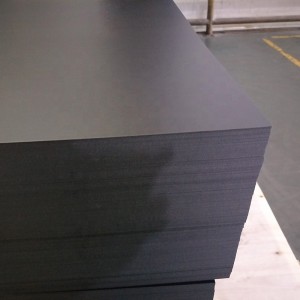 High Quality ECO-Friendly 800 Micron Black Color PETG Plastic Sheet For Furniture Panels